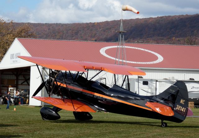 WACO OHIO YMF (N32141) - Shown here is a 2014 WACO UPF-7 Biplane in the Autumn of 2024.