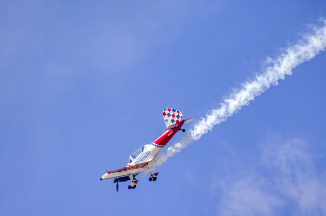 N260DC — - At the 2015 MCAS Yuma Air Show Steve Oliver put on a great show flying his de Havilland Super Chipmunk