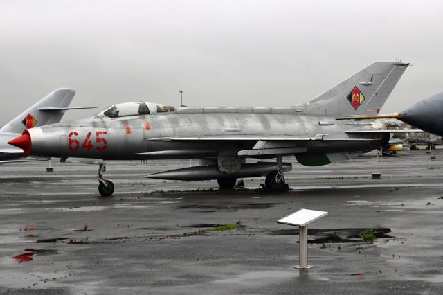 MIKOYAN MiG-21 — - MiG-21 F-13 645 cn 741924 Fishbed ex NVA  October 2014.