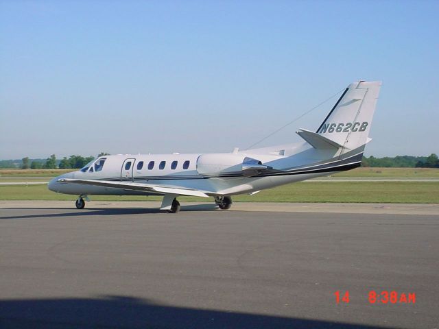 Cessna Citation II (N662CB) - Taxiing on 9/14/09