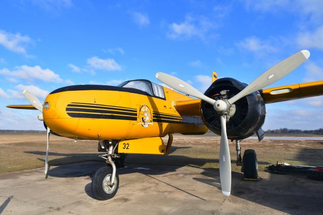 Douglas A-26 Invader (C-GHLX) - Wildland Firefighting Plane Douglas A-26C Invader conversion to Borate Bomber for Air Spray, C-GHLX at Grimes Field Municipal Airport in Urbana, OH