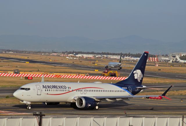 N110JS — - Boeing B737-8MAX N110JS MSN 43755 of AeroMexico at Mexico City International Airport (11/2021).