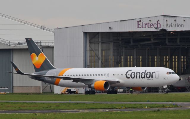 BOEING 767-300 (D-ABUZ) - condor b767-3 d-abuz after painting by eirtech aviation in shannon 21/4/16.