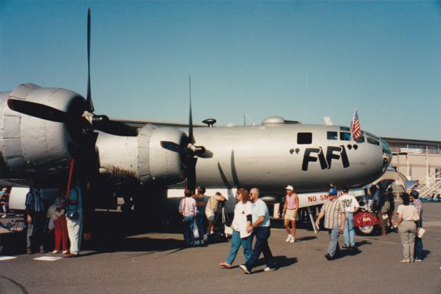 Boeing B-29 Superfortress — - 50th anniversary of first flight at Boeing Field
