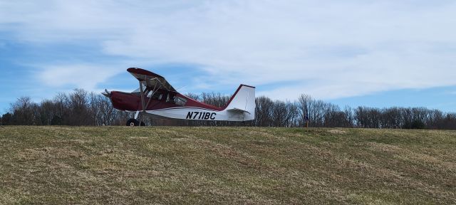N711BC — - Holding short of RWY 23