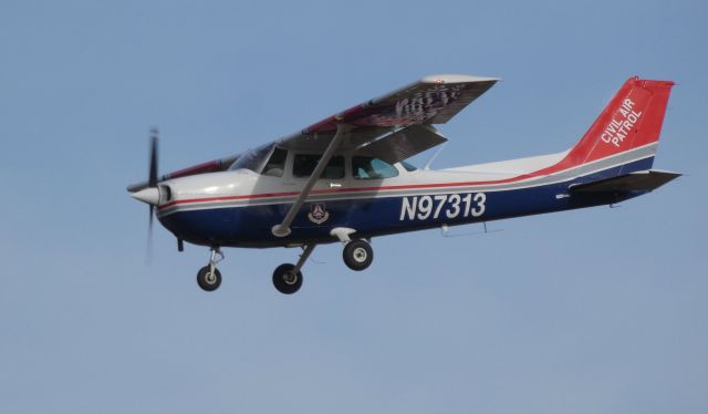 Cessna Skyhawk (N97313) - On final is this 1984 Civil Air Patrol Cessna Skyhawk C172P in the Autumn of 2019.