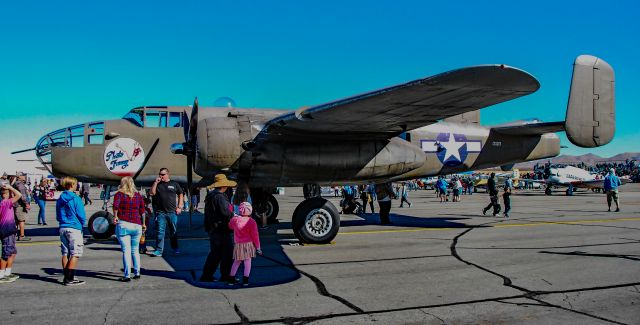 North American TB-25 Mitchell (N3675G) - N3675Gbr /North American B-25J Mitchell "Photo Fanny" - 2019 18th Annual Apple Valley Airshow and Car Displaybr /Apple Valley Airport (APV) (KAPV)br /br /California, USAbr /Photo: TDelCorobr /October 12, 2019