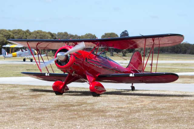 WACO OHIO YMF (VH-YRB) - WACO YMF F5C sn 75-1834 VH-YRB Serpentine 25-09-16.