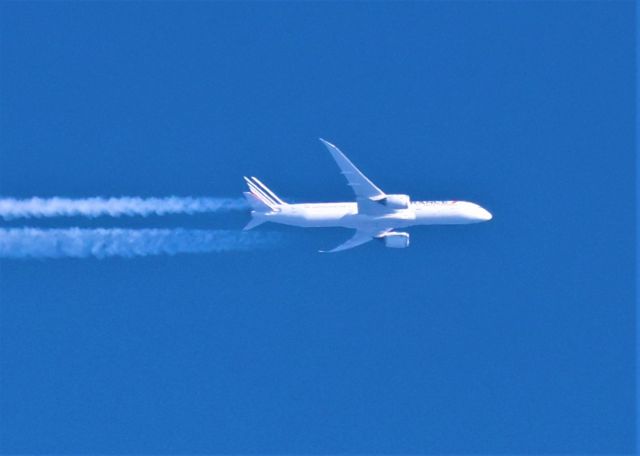 Boeing 787-8 (HH-RBE) - F-HRBE Boeing 787-9 AIR FRANCE AF-174 survolant la ville de Contrecoeur QC. Le 05-10-2022 à 16:54