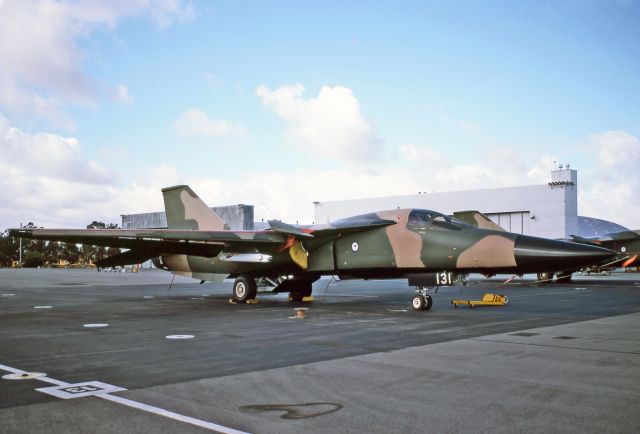 A8131 — - AUSTRALIA - AIR FORCE - GENERAL DYNAMICS F-111C AARDVARK - REG : A8-131 / 131 (CN D1-07) - EDINBURGH RAAF BASE ADELAIDE SA. AUSTRALIA - YPED (19/4/1977)