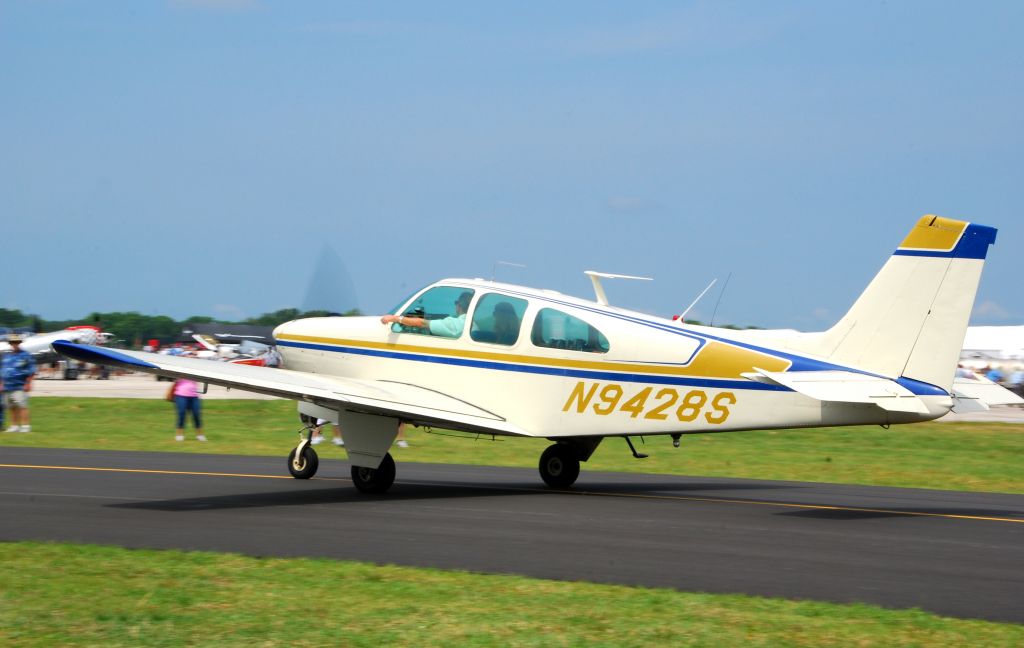 Beechcraft 35 Bonanza (N9428S) - 2013 Sun n Fun Parade of Planes