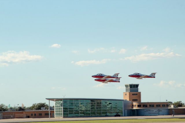 — — - 431 Air Demonstration Squadron taking off from KLBB to FWA. 