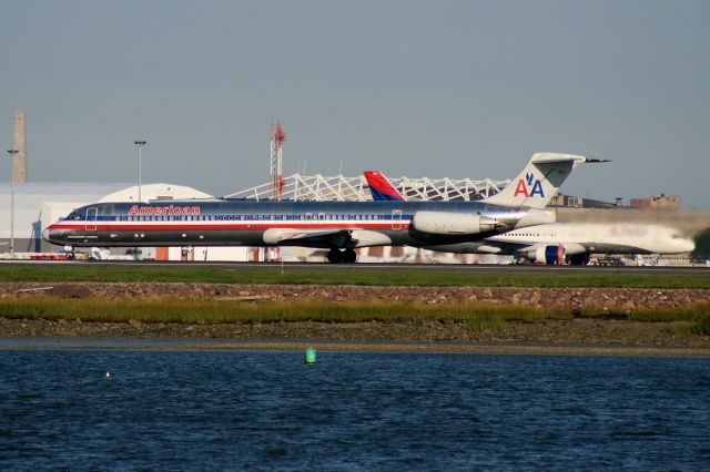 McDonnell Douglas MD-83 (N572AA) - AA 'Mad Dog' departing runway 22L, August of 2008