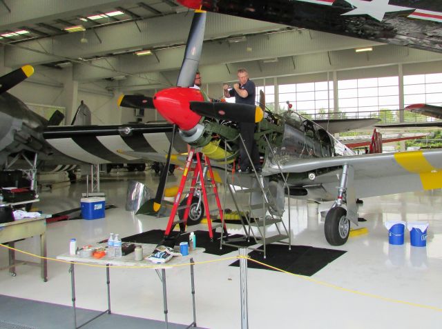 North American P-51 Mustang (N251MX) - On temporary display at Lyon Air Museum, Costa Mesa, CA