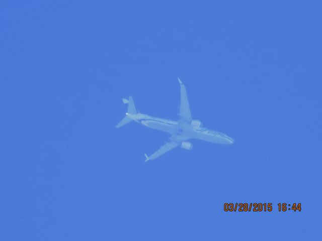 Boeing 737-800 (N562AS) - Alaska Airlines flight 6 from LAX to DCA over Southeastern Kansas at 37,000 feet.