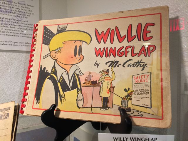 — — - March Afb Museum, Riverside Ca. this was a WWII NAA manufacturing safety booklet.