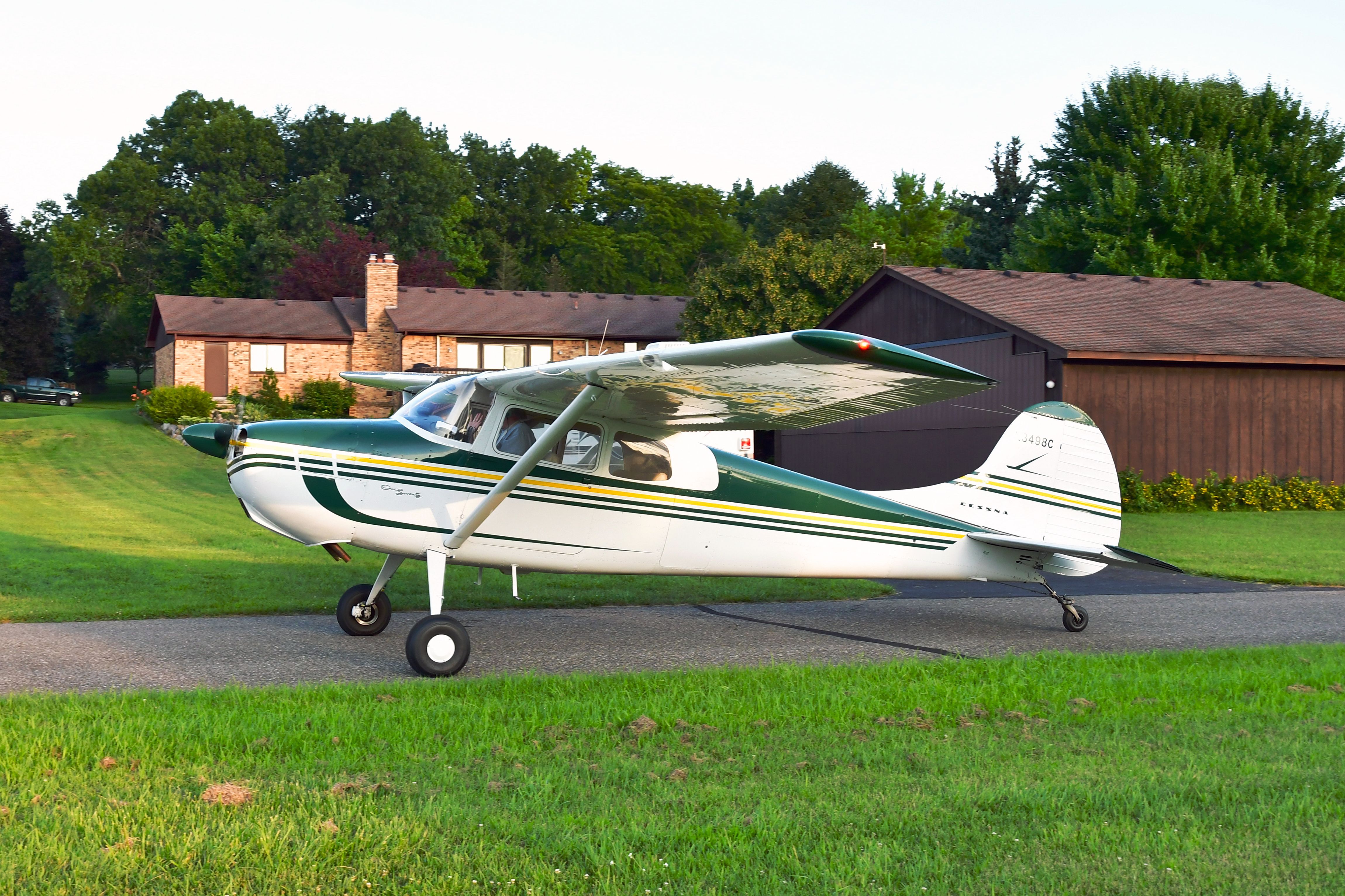 Cessna 170 (N3498C) - Cessna 170B N3498C in Brighton 