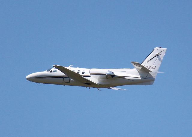 Cessna 500 Citation 1 (N233JJ) - At Shreveport Regional.