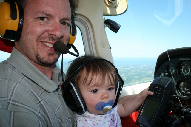 Cessna Skyhawk (N8297E) - KD & Dad out for a flight.