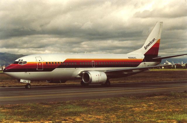 BOEING 737-300 (N306AC) - KSJC - ex Air CAL N306AC was changed to N679AA after the Air Cal/AA merger.