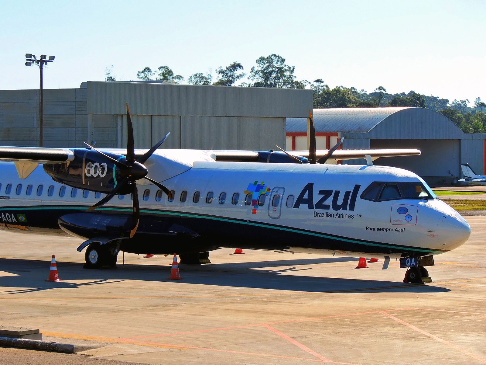 ATR ATR-72 (PR-AQA) - ATR 72-600 (cn 1052) AZUL - Linhas Aereas Brasileiras - Criciúma - Forquilhinha (CCM / SBCM), Brazil