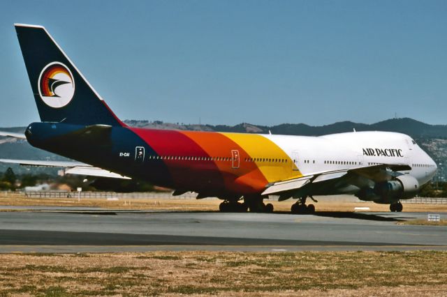 EI-CAI — - AIR PACIFIC (QANTAS) - BEOING 747-123 - REG : EI-CAI (CN 20108/87) - ADELAIDE INTERNATIONAL AIRPORT SA. AUSTRALIA - YPAD 