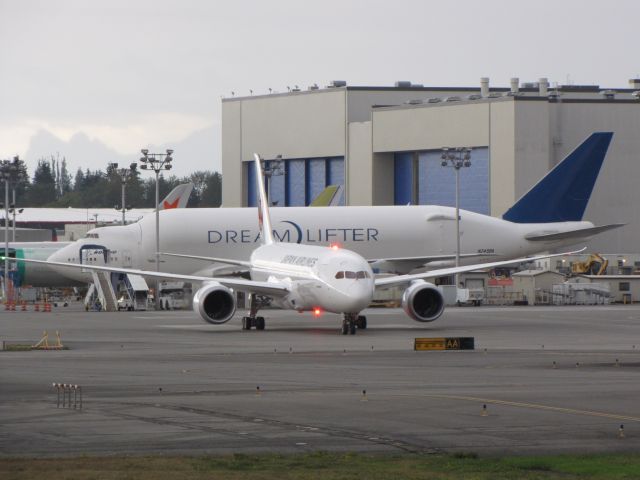 Boeing 787-8 (JA823J) - A stormy delivery flight for brand new JAL Dreamliner at Boeing Everett Wabr /Watch some full livery herebr /a rel=nofollow href=http://www.youtube.com/user/OwnsGermanyhttp://www.youtube.com/user/OwnsGermany/a