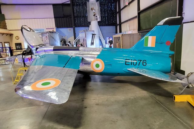 Mitsubishi F-1 (E1076) - French Air Force F.1 Gnat on display at the March Air Reserve Base Museum. 02-05-23