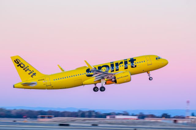Airbus A320neo (N946NK) - N946NK Airbus A320neo A20Nbr /2022NOV19 SMFbr /Spirit (NKS)