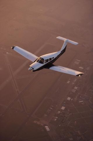 Piper Arrow 4 (N4303G) - 1983 Piper Turbo Arrow IV over Grayson County (TX) airport KGYI