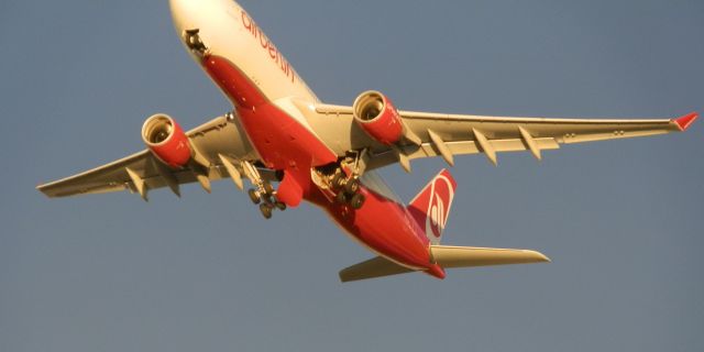 Airbus A330-200 (D-ALPI) - Overhead Underbelly!!!
