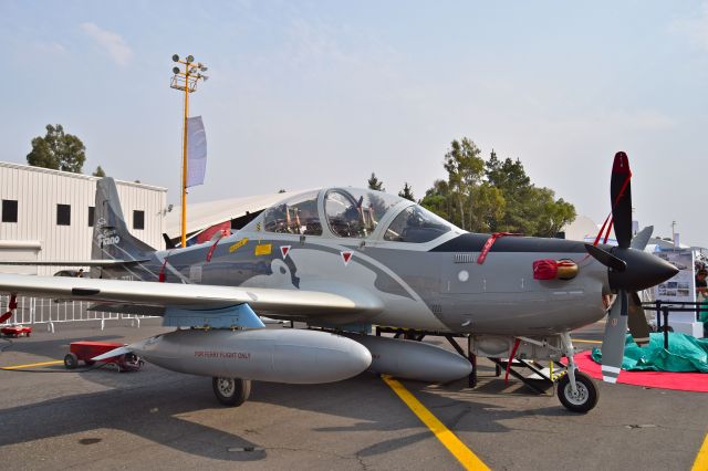 Embraer AT-29 (PT-ZTU) - Embraer EMB 314 Super Tucano PT-ZTU MSN 31400232 on display during the open day in trade show "FAMEX 2019" at Santa Lucia AB (04/2019).