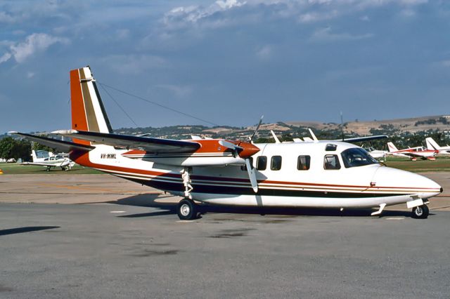 Grumman G-40 Avenger (VH-MML) - AERO COMMANDER 680 - REG : VH-MML (CN12054 ) - PARAFIELD AIRPORT ADELAIDE SA. AUSTRALIA - YPPF (6/3/1983)