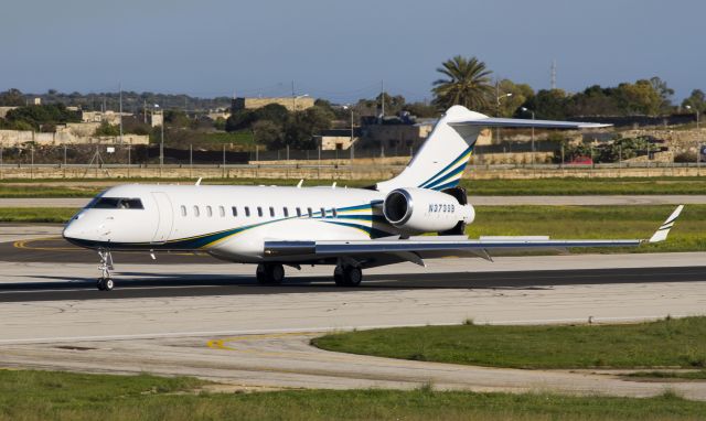 Bombardier Global Express (N373SB) - spotted on Tuesday 17th November at around 3pm at Malta International Airport