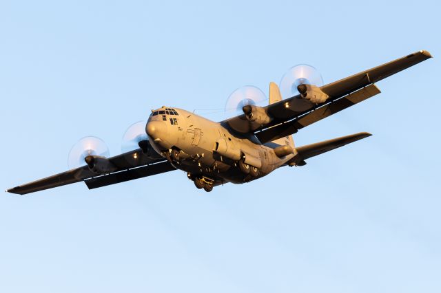 Lockheed C-130 Hercules (65-0967) - Compass Call 'BATT42" returning to DM after hours of flying around Tucson.