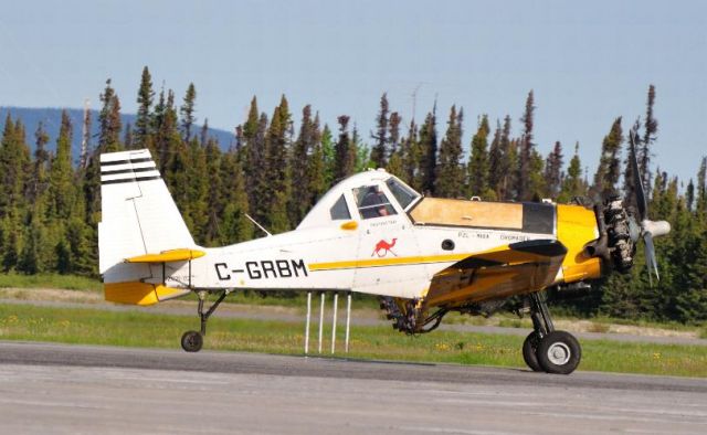 C-GRBM — - Taxiing runway 26.