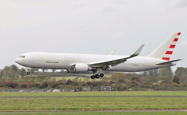 BOEING 767-300 (N398AN) - cargo aircraft management b767-323er(wl) n398an landing at shannon from tel aviv after cargo conversion 26/10/21.