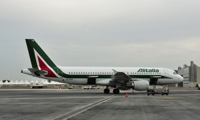 Airbus A320 (EI-DTM) - Alitalia Airbus A320-216 EI-DTM in Roma Fiumicino 