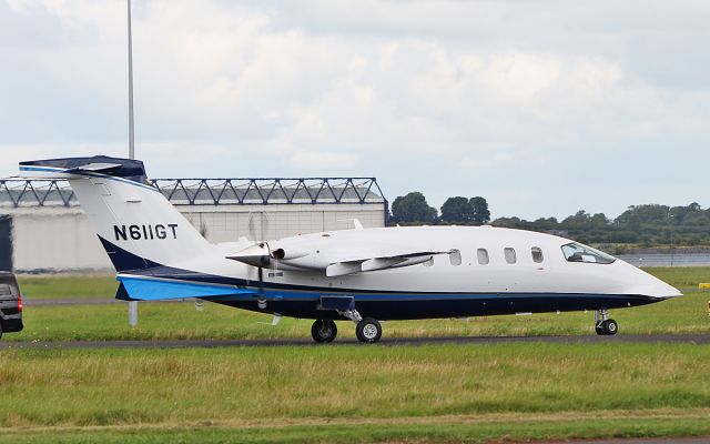 Piaggio P.180 Avanti (N611GT) - piaggio p-180 avanti  n611gt arriving in shannon 10/8/18.