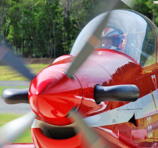 HAWKER DE HAVILLAND PC-9 — - RAAF Roulettes aerobatic display.