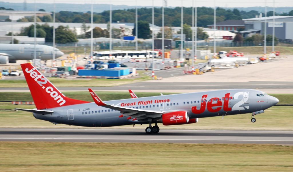 Boeing 737-800 (G-JZHC) - Taken from Freeport Carpark