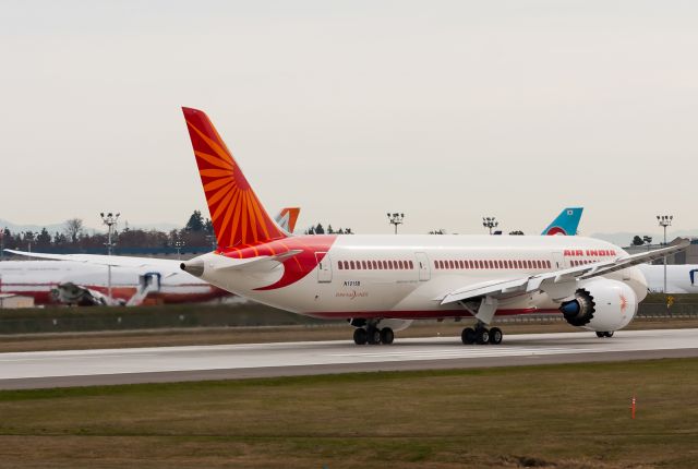 Boeing 787-8 (N1015B) - Air India taking off for some flight testing.