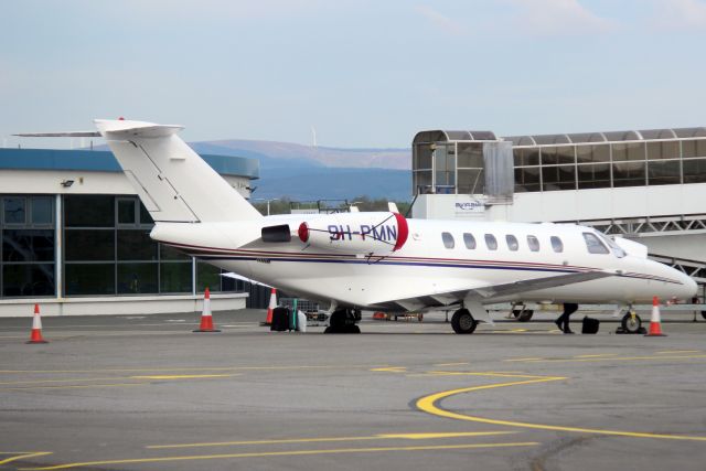 Cessna Citation CJ2+ (9H-PMN) - Av8Jet Citation CJ2 parked on the ramp on 28-Apr-25 after arriving from EGPH as AJO560.