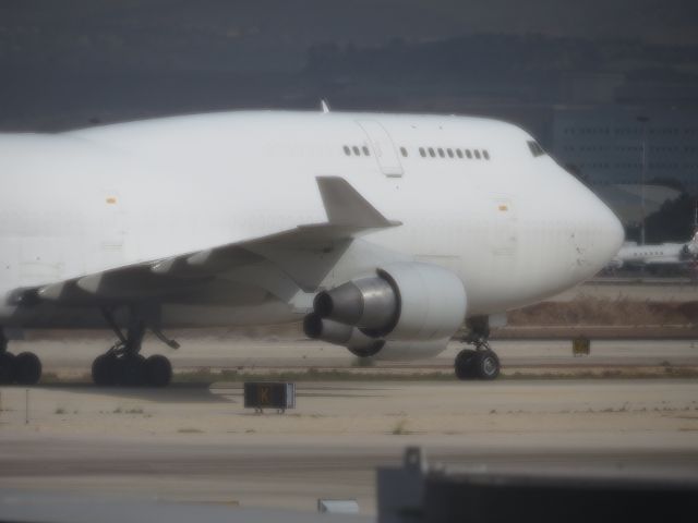 Boeing 747-400 (4X-ICC) - Taxi Out at TLV - 10/27/2016