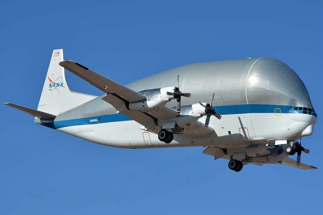 Aero Spacelines Super Guppy (N941NA) - NASAs Super Guppy N941NA visited Phoenix-Mesa Gateway on October 21, 2016 on its way from Buckley Air Force Base, Colorado to Moffet Federal Airfield, California.