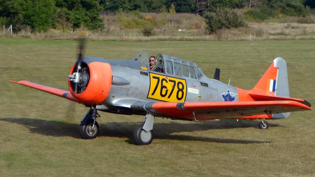 North American T-6 Texan (N7678Z) - 1942 SNJ-4 (AT-6C), Prague Tocna Airport (Sep 11, 2021)