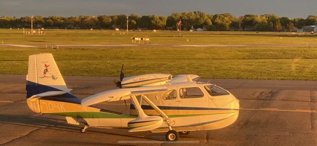 REPUBLIC Seabee (N6704K) - On the KMIC north ramp @ sunset - the former Flying Scotchman Flight School.