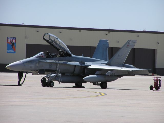 — — - CF-18B AT WHITEMAN AFB