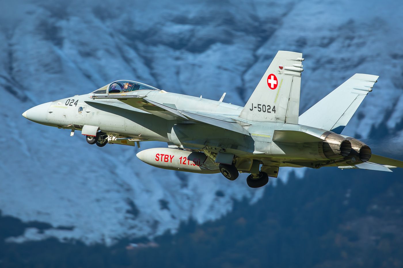 McDonnell Douglas FA-18 Hornet (J5024) - Swiss Air Force F/A-18C Hornet