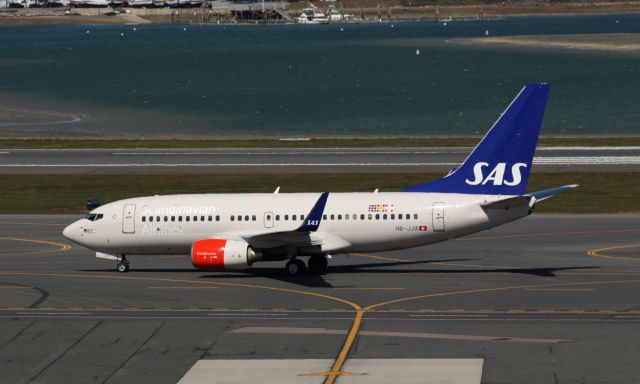 Boeing 737-700 (HB-JJA) - First Privat Air aircraft to be painted in SAS colors.